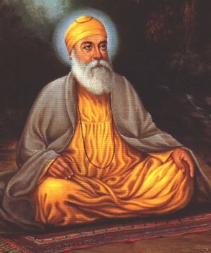 Foto: Guru Nanak, der Begründer des Sikhsimus (http://www.singhsabha.com/)